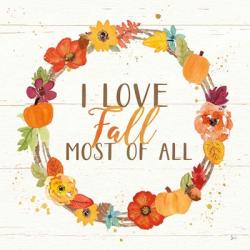 Harvest Wishes I on Wood | Obraz na stenu