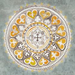 Mandala Delight III Yellow Grey | Obraz na stenu
