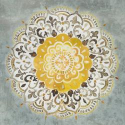 Mandala Delight IV Yellow Grey | Obraz na stenu