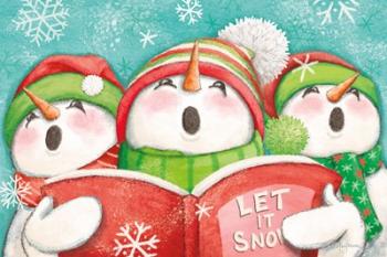 Let it Snow IV Eyes Open | Obraz na stenu