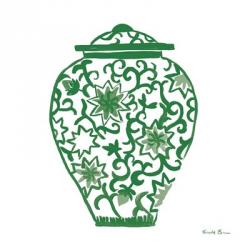 Chinoiserie III Green | Obraz na stenu