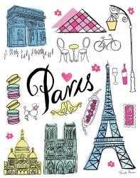 Travel Paris White | Obraz na stenu