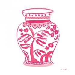 Chinoiserie IV Pink | Obraz na stenu