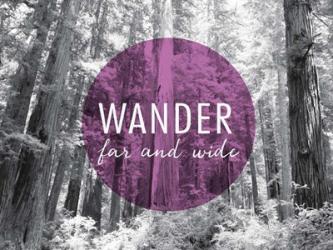 Wander Far and Wide v2 | Obraz na stenu