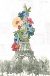 Floral Eiffel Tower | Obraz na stenu