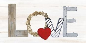 Rustic Valentine Love | Obraz na stenu