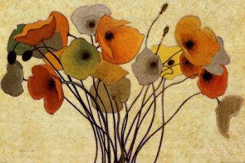 Pumpkin Poppies I | Obraz na stenu