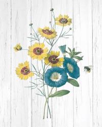 Botanical Bouquet on Wood II | Obraz na stenu