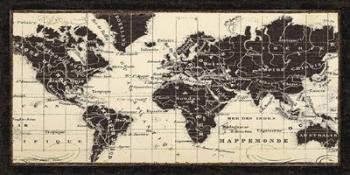 Old World Map Parchment | Obraz na stenu