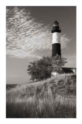 Big Sable Point Lighthouse II BW | Obraz na stenu