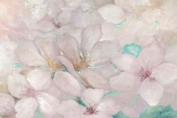 Apple Blossoms Teal | Obraz na stenu