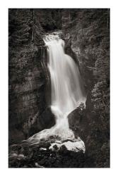 Miners Falls Michigan BW | Obraz na stenu