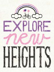 Explore New Heights Pink Purple | Obraz na stenu