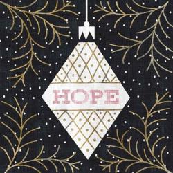 Jolly Holiday Ornaments Hope Metallic | Obraz na stenu