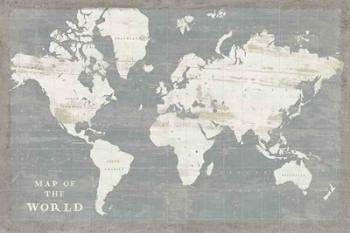 Slate World Map | Obraz na stenu