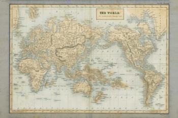 The World Map Neutral | Obraz na stenu