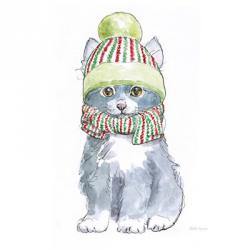 Christmas Kitties II Square | Obraz na stenu