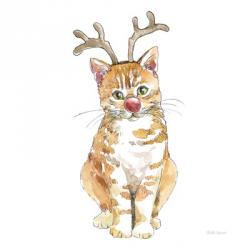 Christmas Kitties III Square | Obraz na stenu