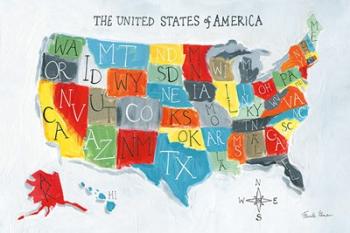US Map | Obraz na stenu