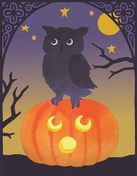 Halloween Critter III Light Owl | Obraz na stenu