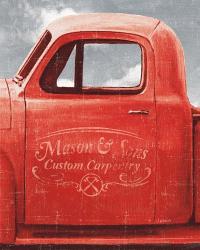 Lets Go for a Ride II Red Truck | Obraz na stenu