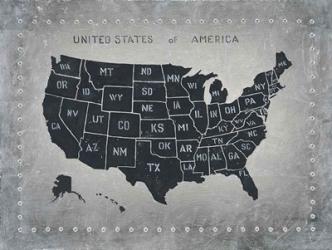 Riveting USA Map | Obraz na stenu