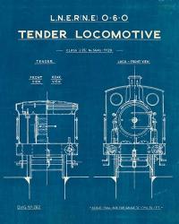 Locomotive Blueprint III | Obraz na stenu