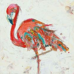 Flamingo on White | Obraz na stenu