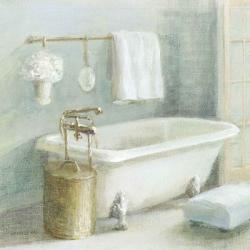 Refreshing Bath II Brass | Obraz na stenu