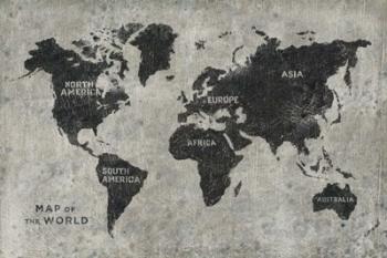 Grunge World Map | Obraz na stenu
