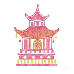 Everyday Chinoiserie II Pink | Obraz na stenu