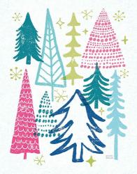 Merry Christmastime Trees Bright | Obraz na stenu