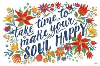 Happy Thoughts I White | Obraz na stenu