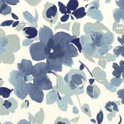 Soft Blue Florals II | Obraz na stenu