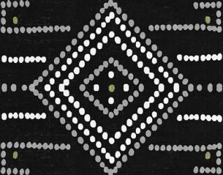 Daisy Dots Tile VI Black | Obraz na stenu