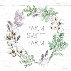 Farmhouse Cotton VIII Sage | Obraz na stenu