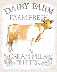 Dairy Farm burlap | Obraz na stenu