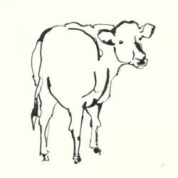 Line Cow | Obraz na stenu