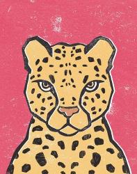 Jungle Cat Hot Pink | Obraz na stenu