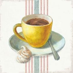 Wake Me Up Coffee IV with Stripes | Obraz na stenu