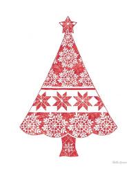 Nordic Holiday Christmas Tree | Obraz na stenu