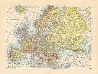 Map of Europe | Obraz na stenu