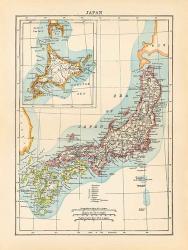 Map of Japan | Obraz na stenu