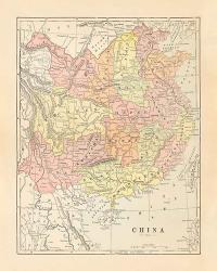 Map of China | Obraz na stenu