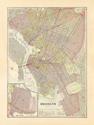 Map of Brooklyn | Obraz na stenu