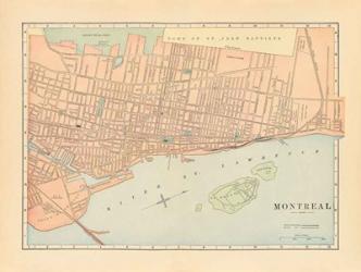 Map of Montreal | Obraz na stenu