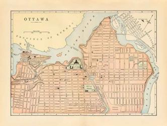 Map of Ottawa | Obraz na stenu