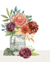 Flower Fest VI Green Jar | Obraz na stenu