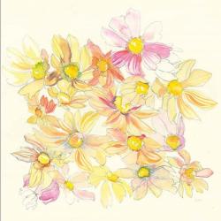 Pastel Garden Daisies | Obraz na stenu