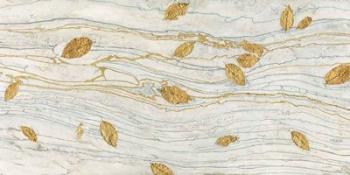 Golden Fossil Leaves | Obraz na stenu